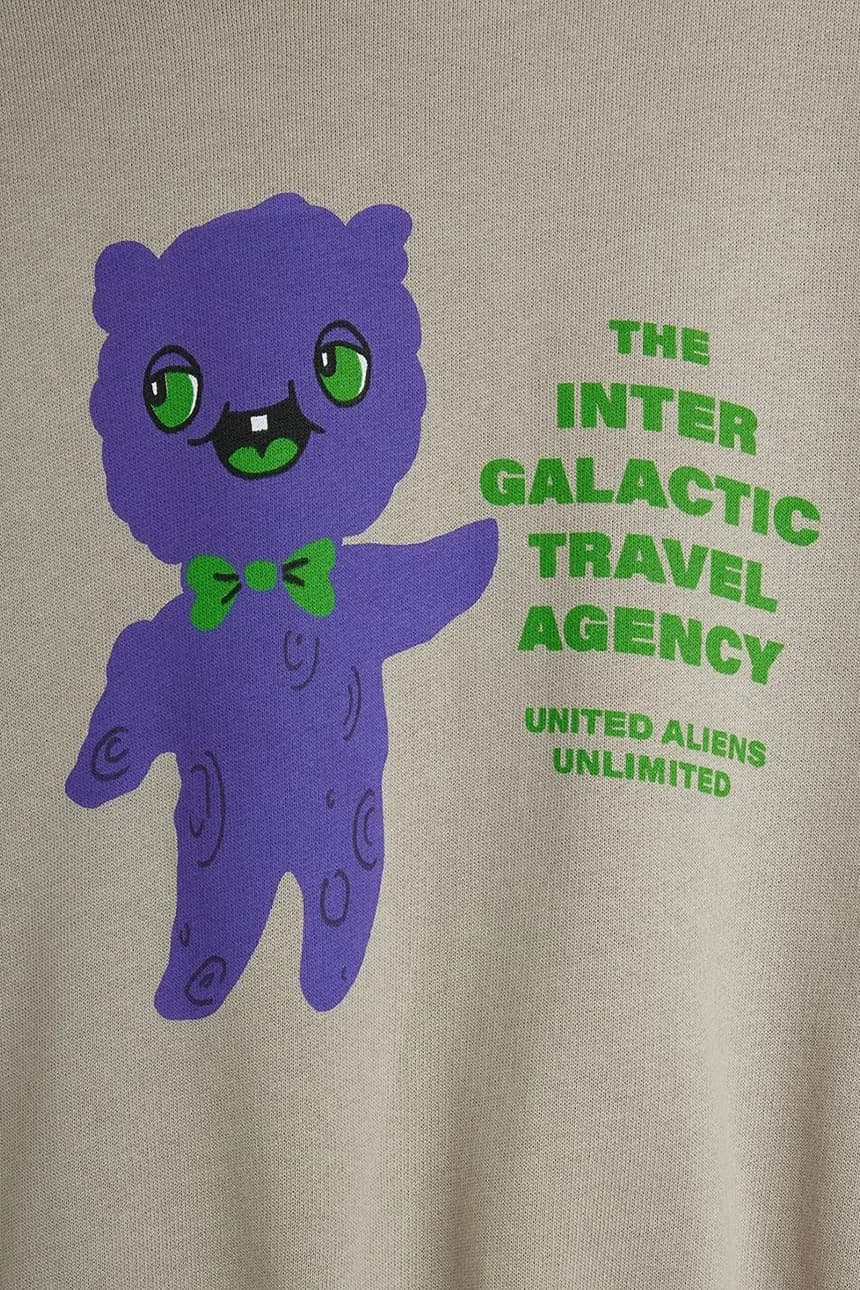 Детская хлопковая толстовка Alien Travel Agency - фото 4