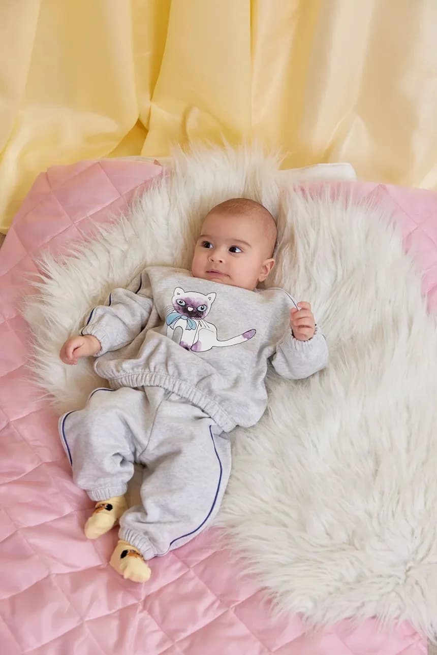 Детская хлопковая сиамская толстовка - фото 5