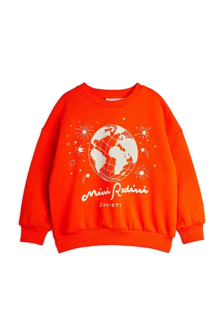 Детская хлопковая толстовка Mini Rodini Society - фото 2