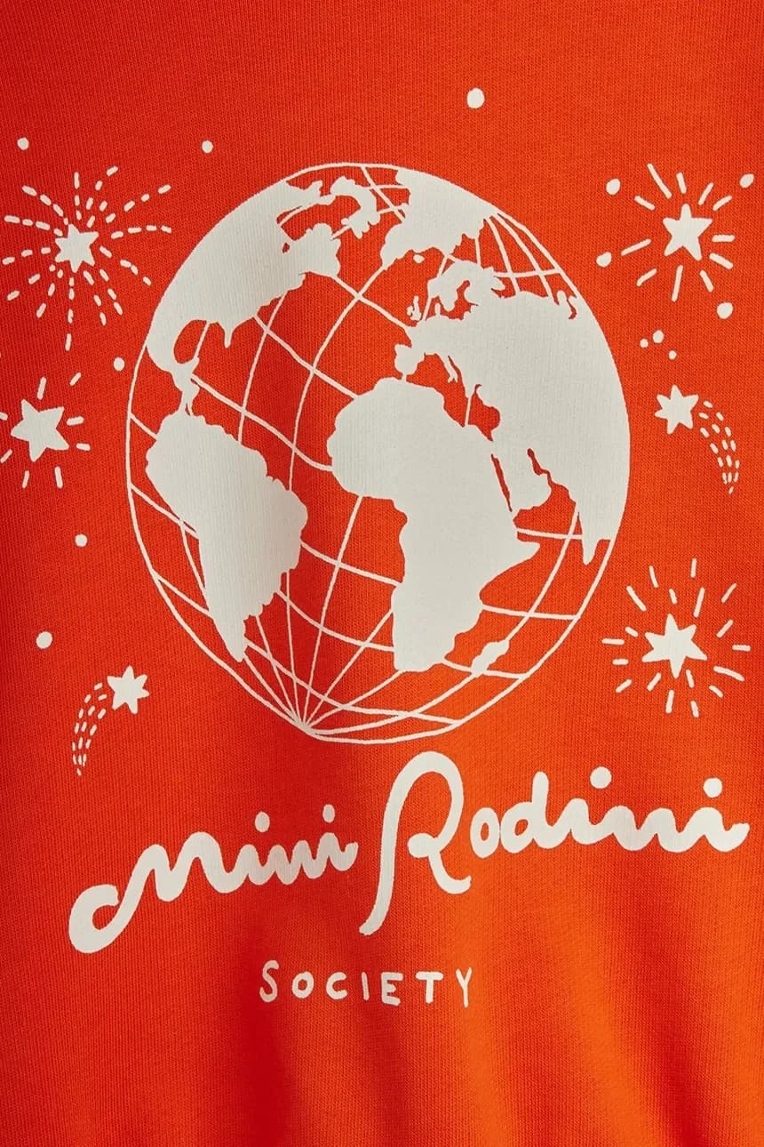 Детская хлопковая толстовка Mini Rodini Society - фото 4