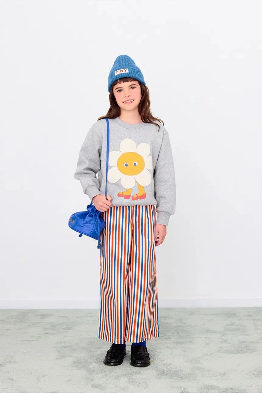 Детская хлопковая толстовка СВИТШОТ С ЦВЕТОЧНЫМ ГРАФИКОМ - фото 4