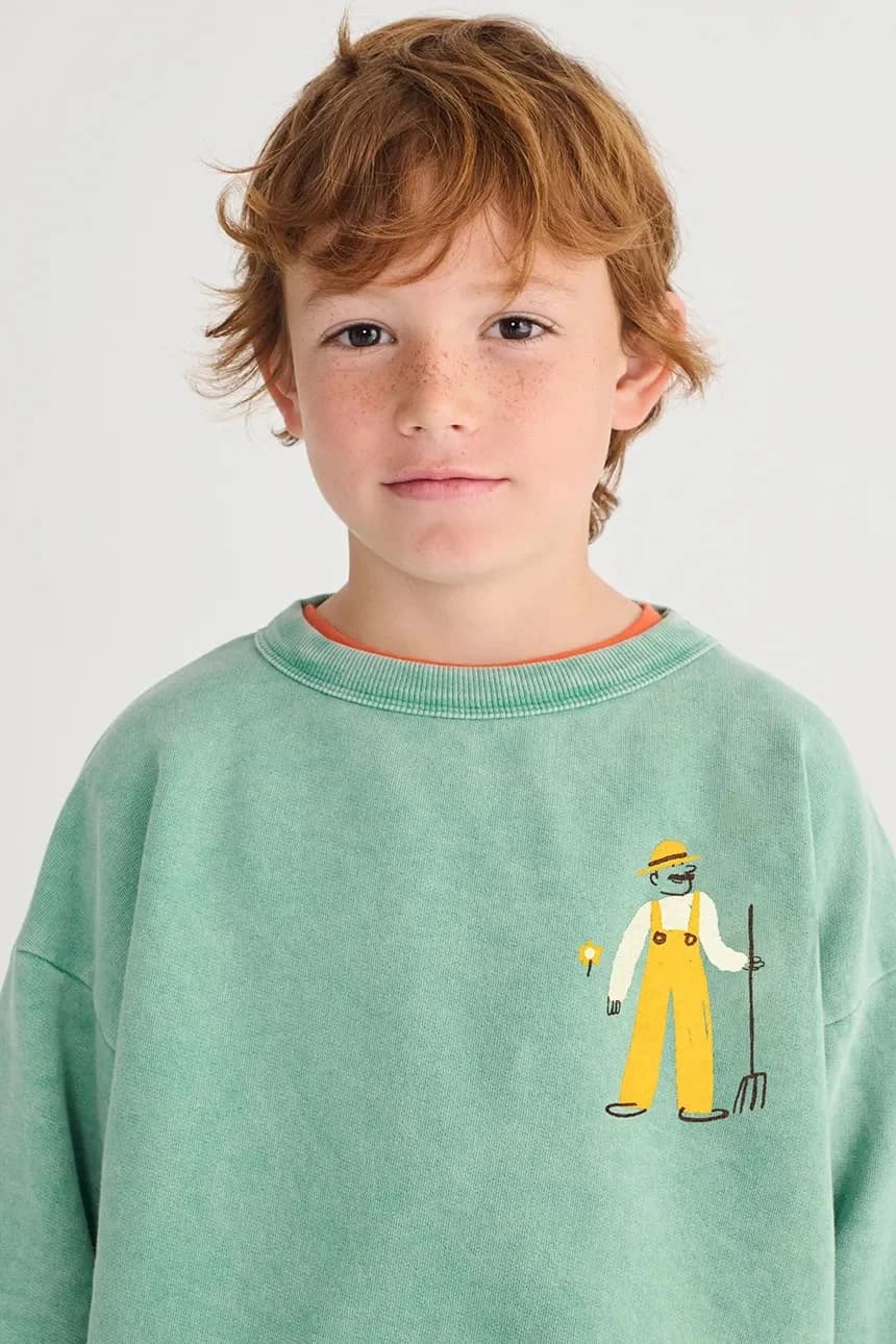 Детская хлопковая толстовка Farm Adventure - фото 5