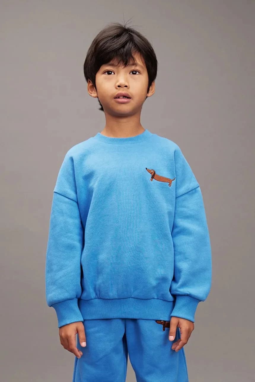 Детская хлопковая толстовка с собакой