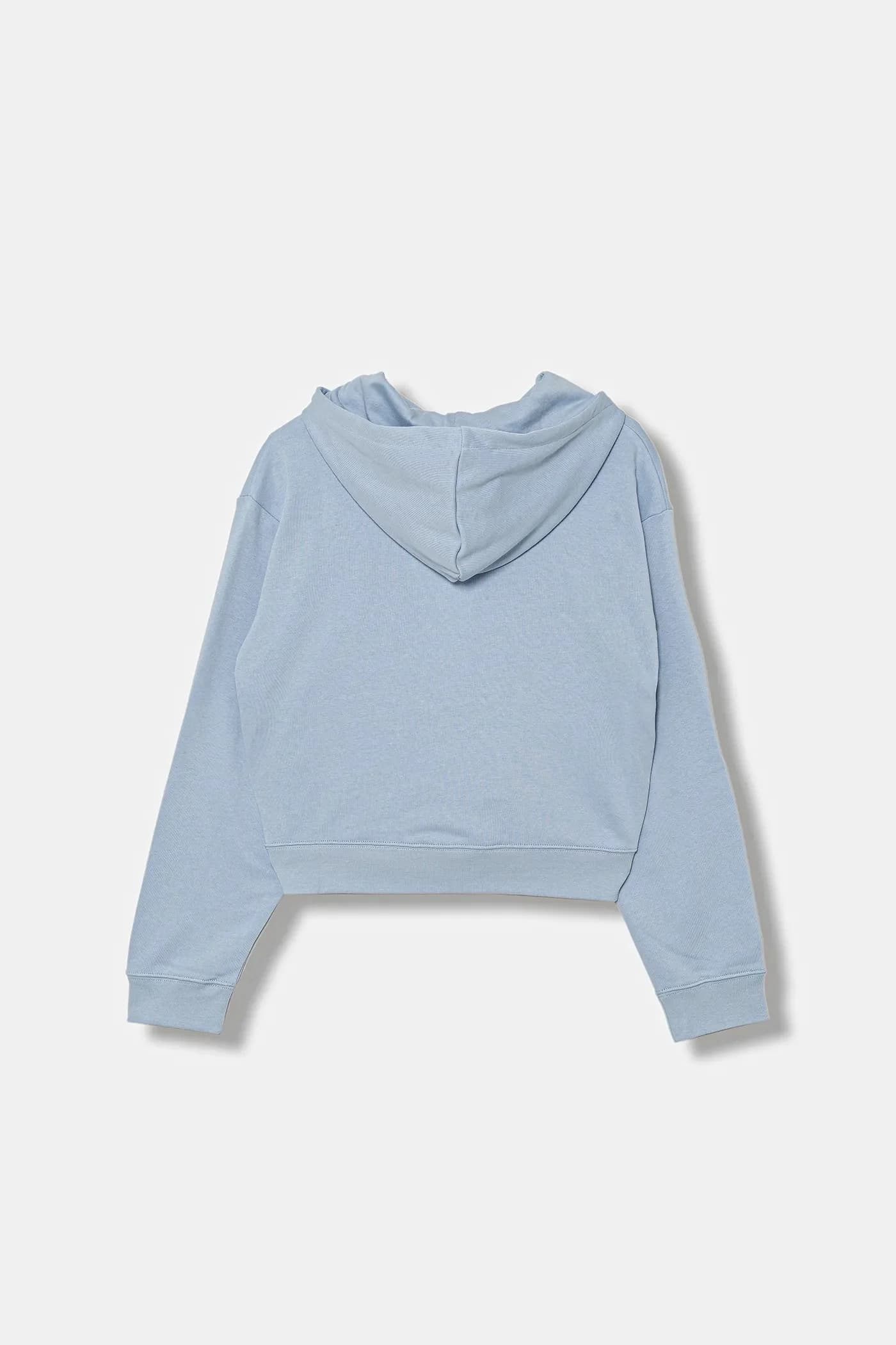 Детская толстовка ESS 2 COLOR №1 Логотип? Короткая толстовка с капюшоном TR G - фото 2