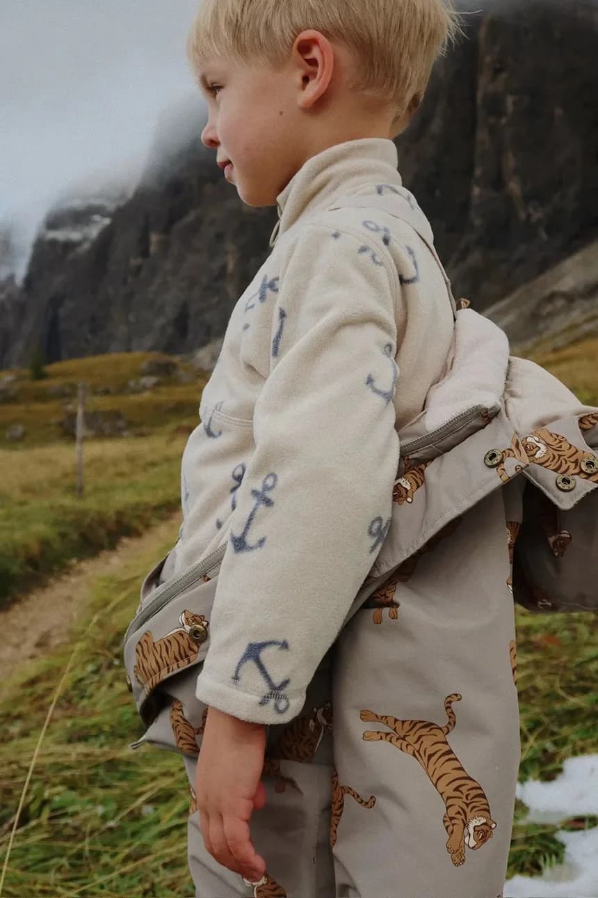 TAVI FLEECE SEATSHIRT GRS детская толстовка