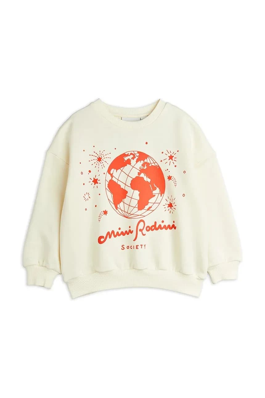 Детская хлопковая толстовка Mini Rodini Society