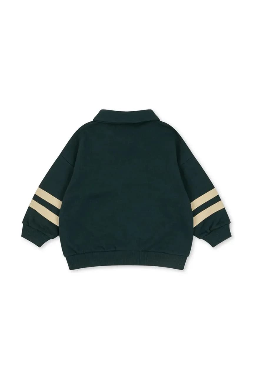 Детская толстовка из хлопка DOGGY HALF ZIP POLO OCS - фото 3