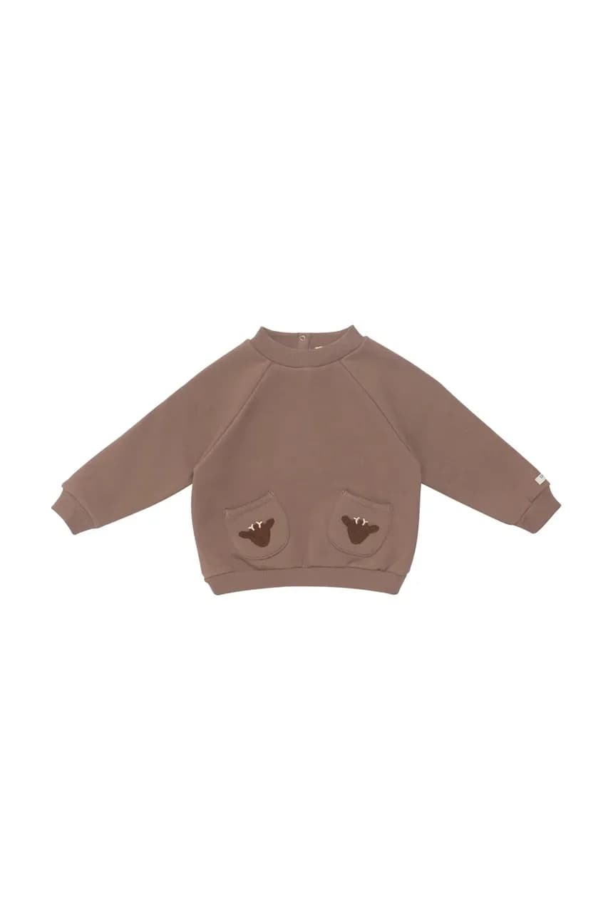 Детский хлопковый свитшот Foppe Sweater Stags - фото 2