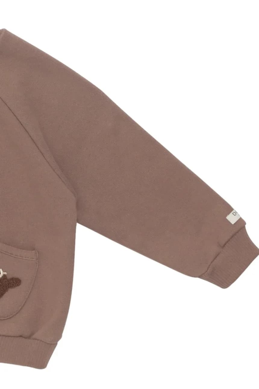 Детский хлопковый свитшот Foppe Sweater Stags - фото 4