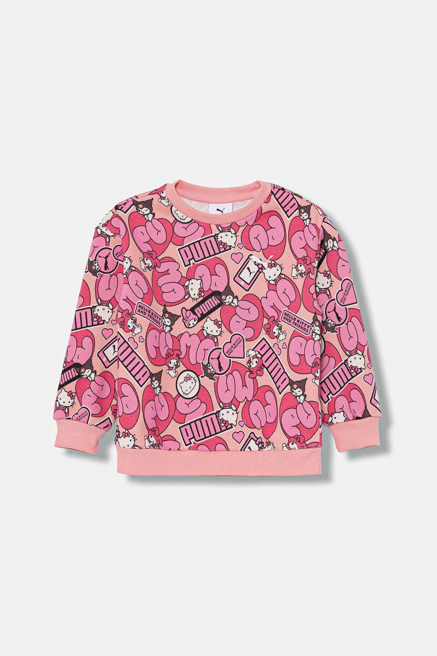 Детская толстовка Puma X HELLO KITTY & FRIENDS Relaxed AOP Crew FL