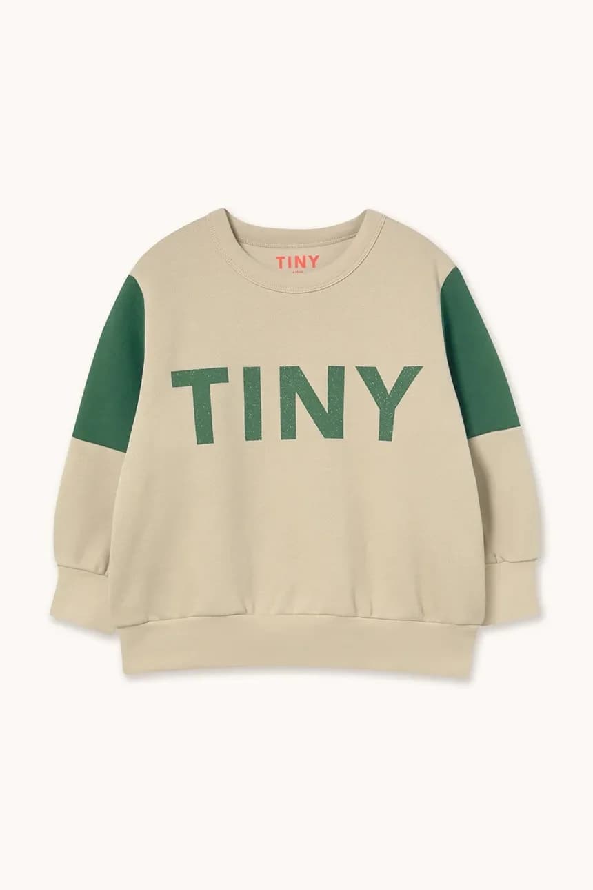 Детская толстовка из хлопка TINY COLOR BLOCK SEATSHIRT - фото 2
