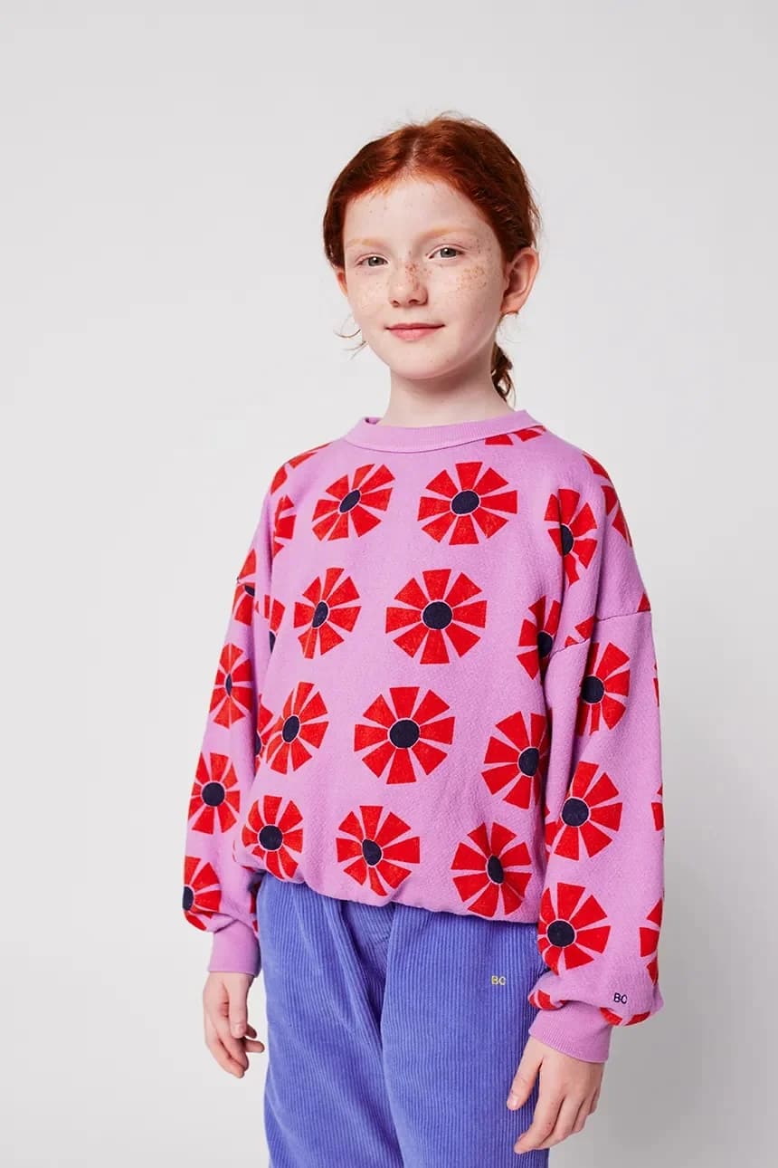 Детский хлопковый свитшот "Калейдоскоп"