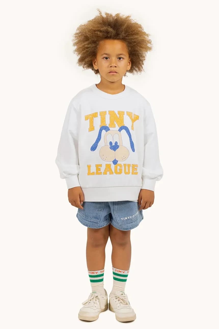 Детская хлопковая толстовка TINY LEAGUE GRAPHIC SEATSHIRT - фото 4