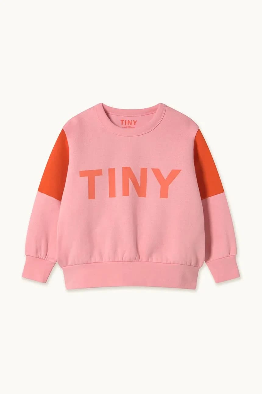 Детская толстовка из хлопка TINY COLOR BLOCK SEATSHIRT - фото 2