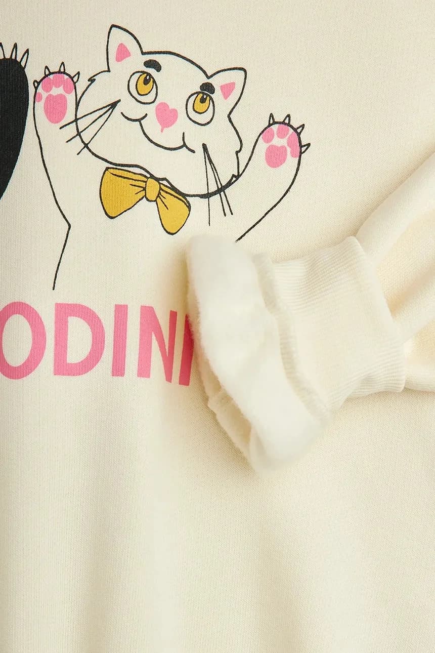 Детский хлопковый свитшот с пандой и котом - фото 4