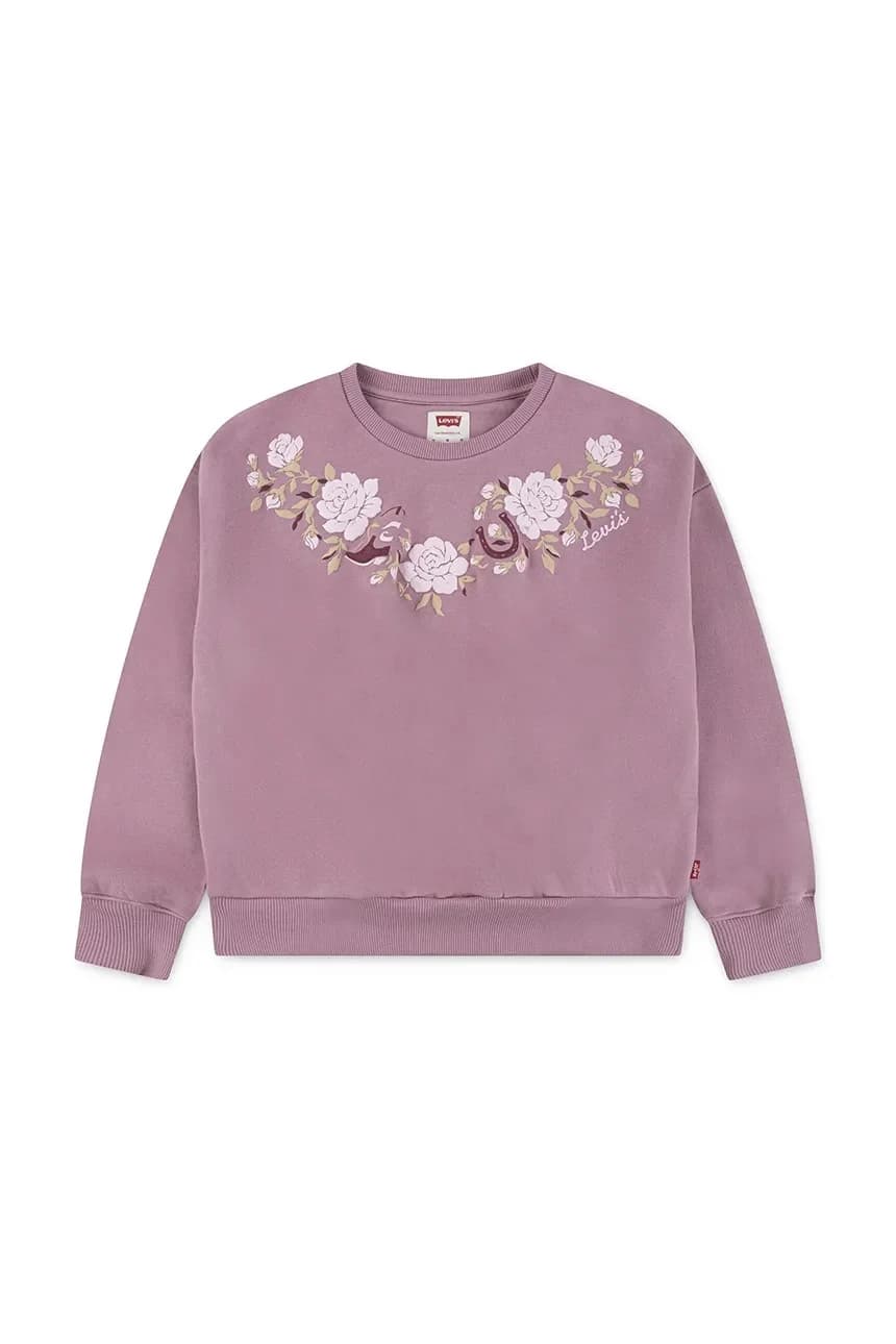 Детская толстовка ROSE FRONT TUCK CREW