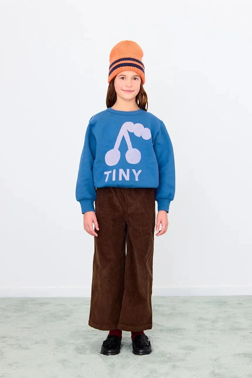 Детская хлопковая толстовка CHERRY GRAPHIC SEATSHIRT - фото 4