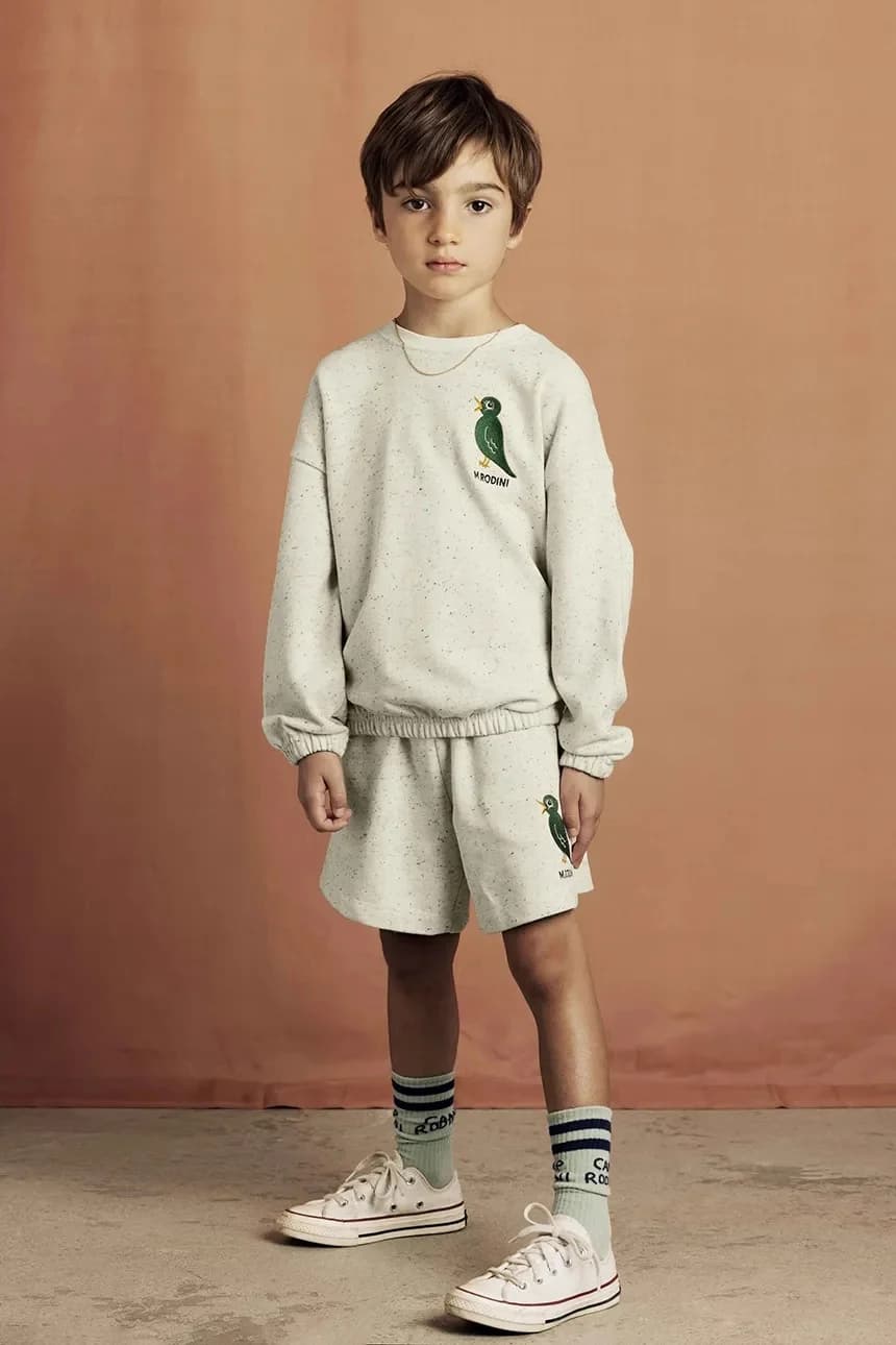 Детская хлопковая толстовка Bird