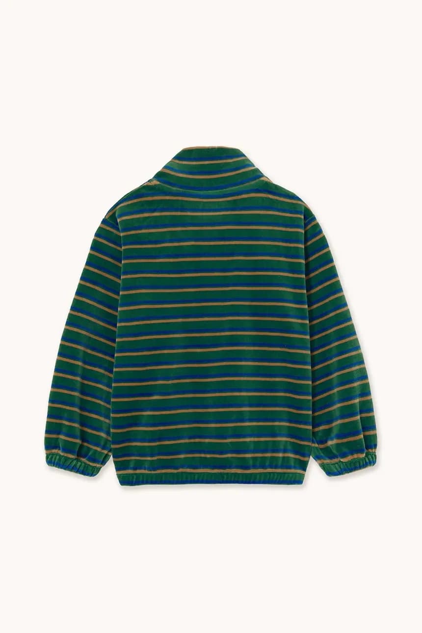 Детская толстовка DUO STRIPES MOCKNECK SWEATSHIRT - фото 3