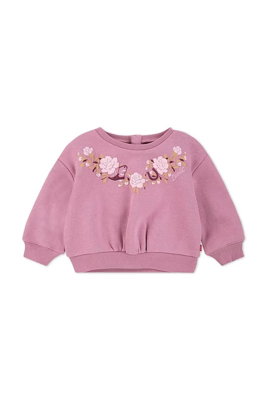 Детский свитшот ROSE FRONT TUCK CREW