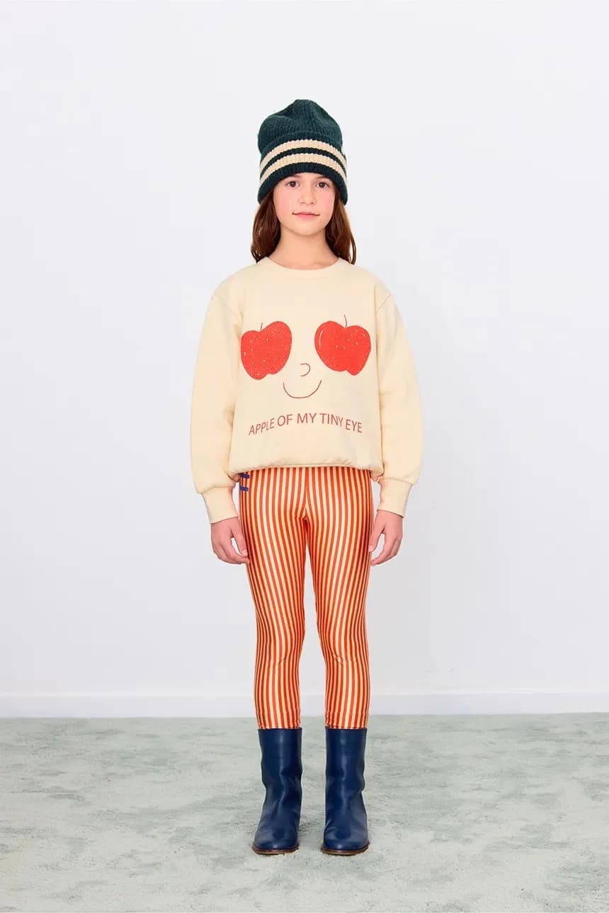 Детская толстовка из хлопка APPLES EYES GRAPHIC SEATSHIRT - фото 4