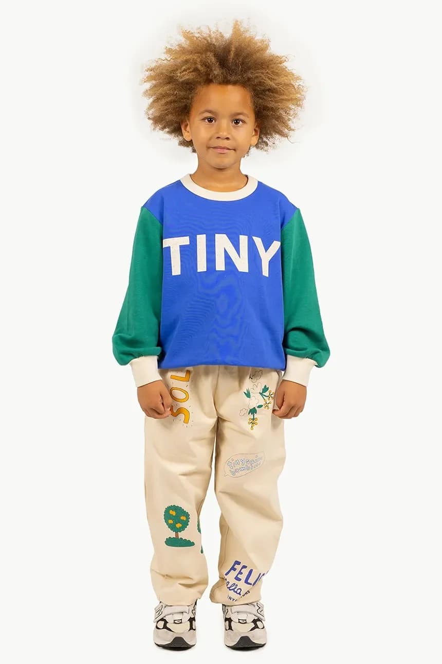 Детская толстовка из хлопка COLOR BLOCK SEATSHIRT - фото 4