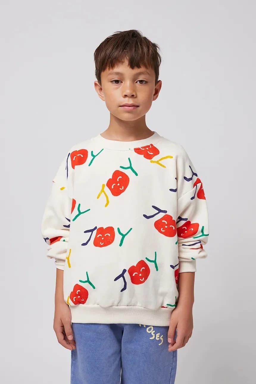 Детская хлопковая толстовка с улыбкой