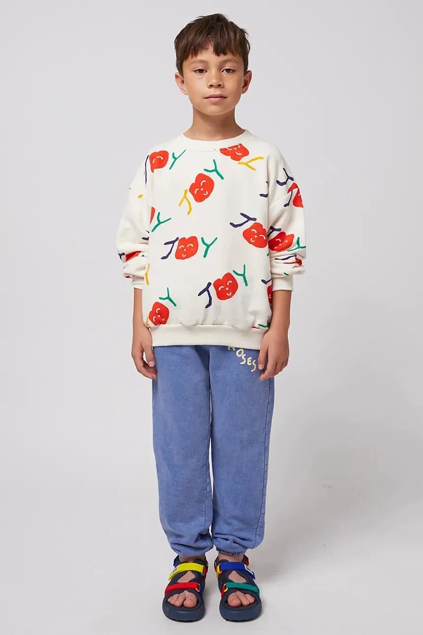 Детская хлопковая толстовка с улыбкой - фото 4