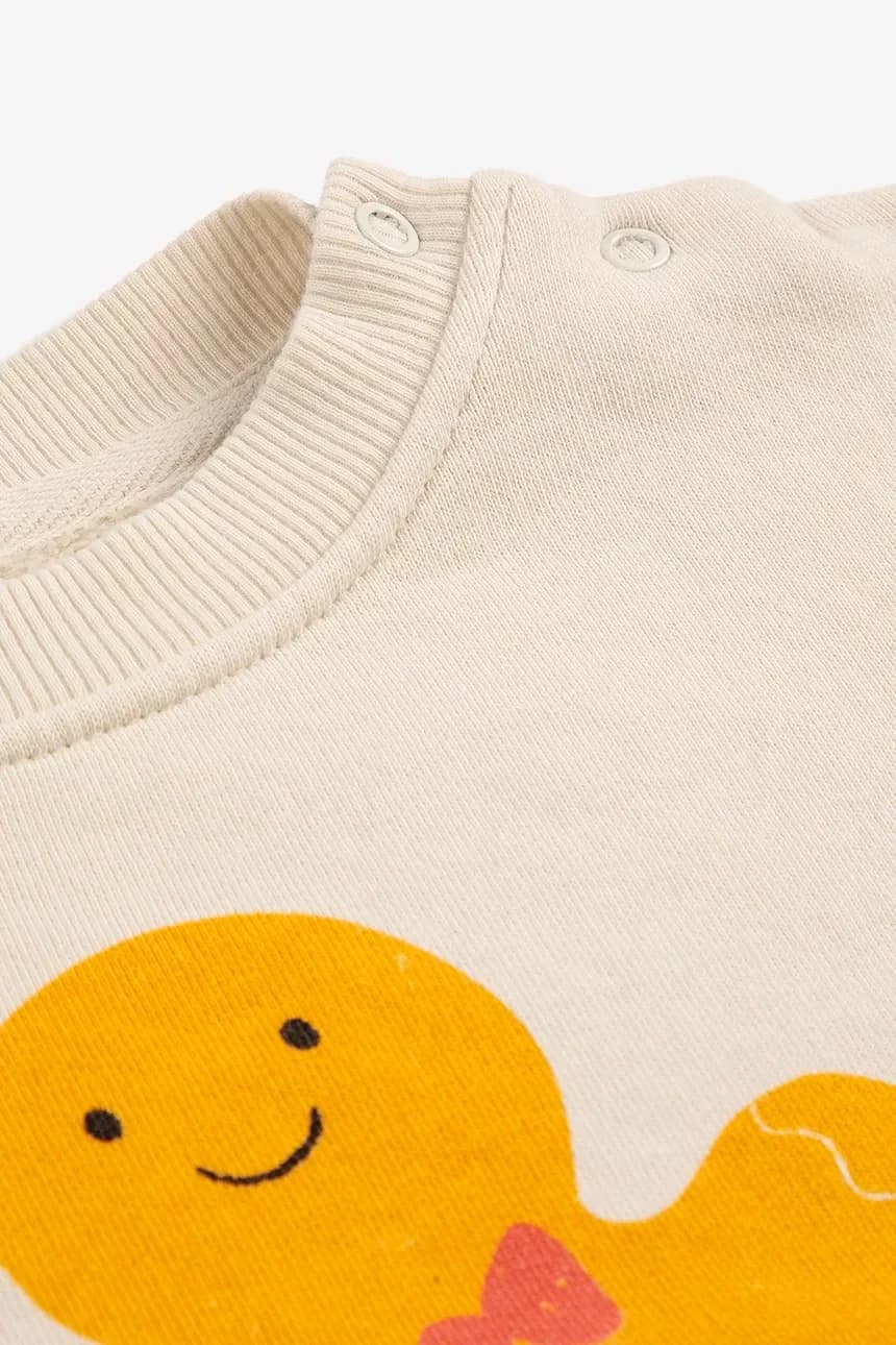 Детский хлопковый свитшот "Имбирный пряник" - фото 3