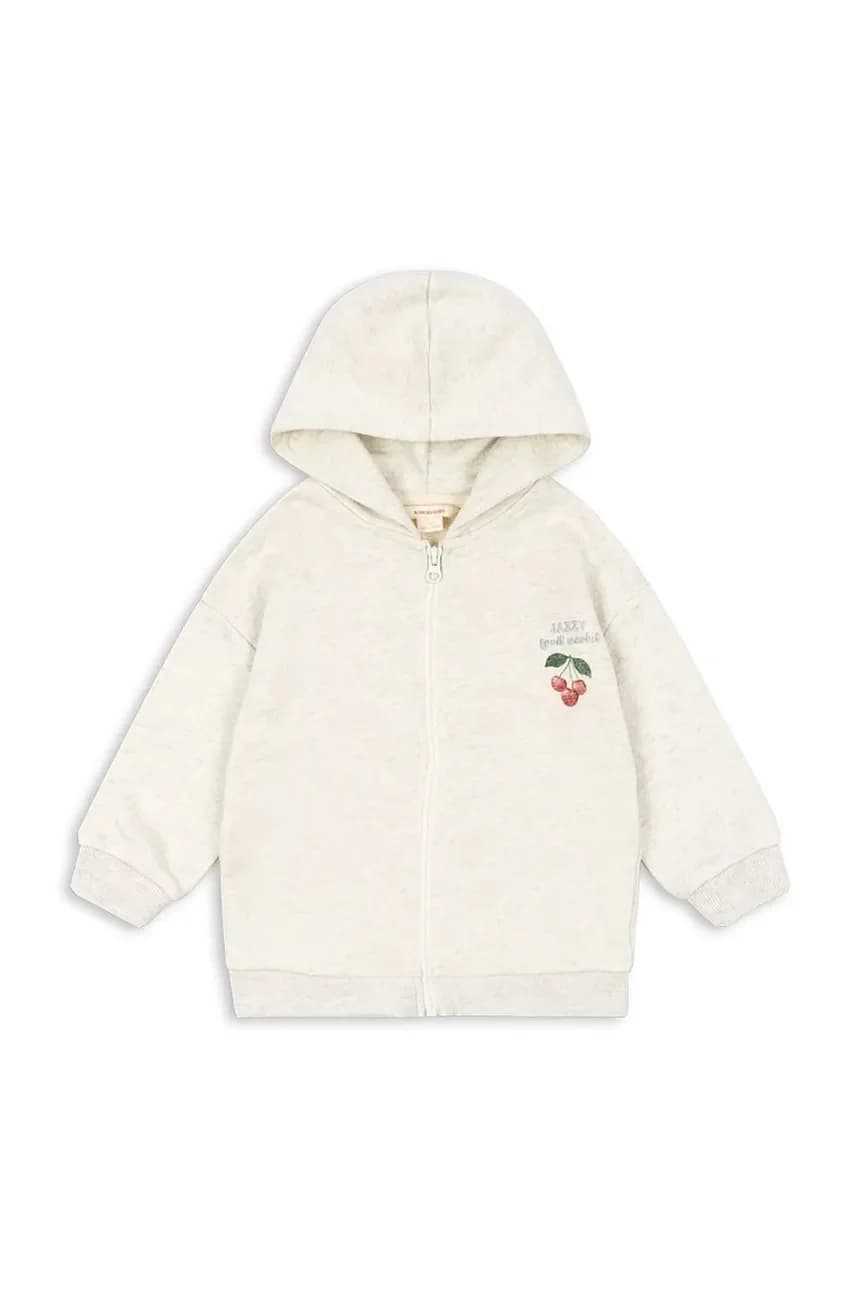 Детская хлопковая толстовка LOUPY SWEAT ZIP HOOD OCS