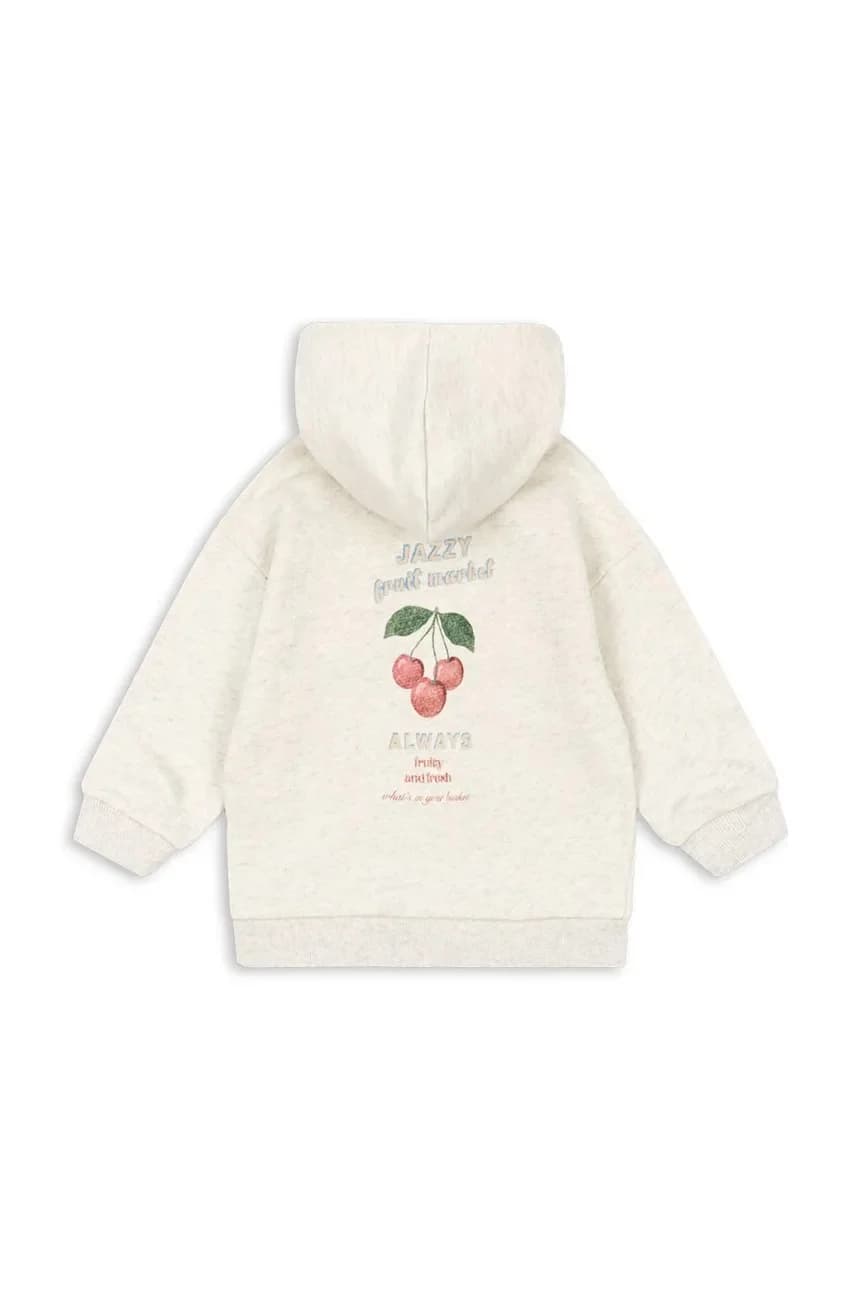 Детская хлопковая толстовка LOUPY SWEAT ZIP HOOD OCS - фото 2