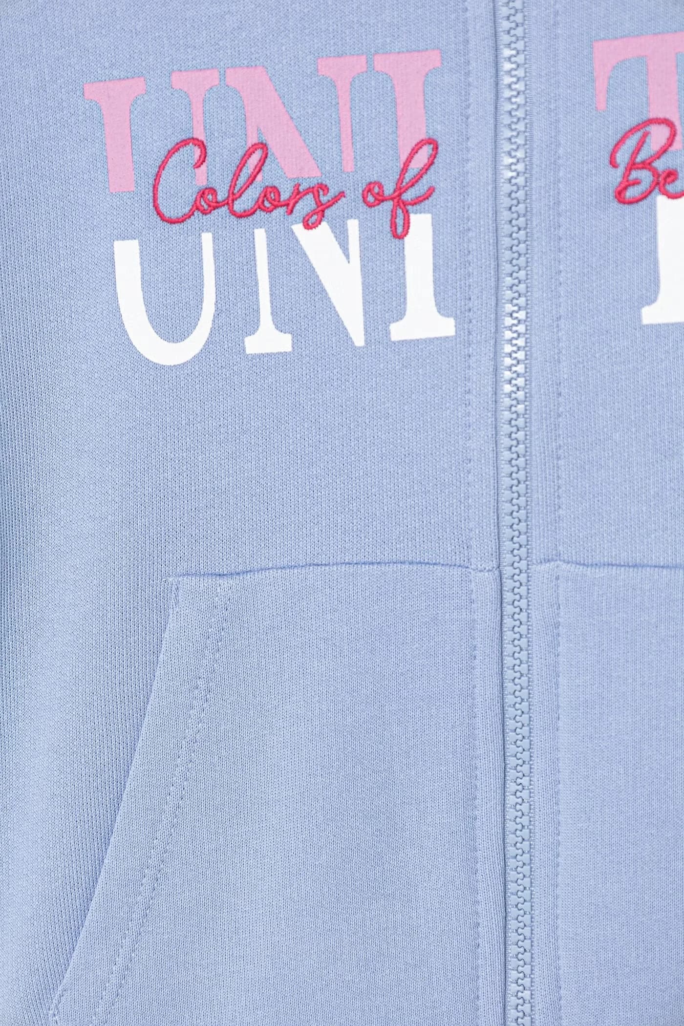 Детская хлопковая толстовка с капюшоном - фото 3