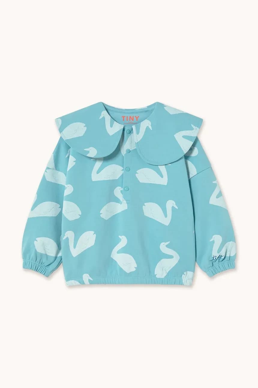 Детская толстовка из хлопка BIG SWANS SWEATSHIRT - фото 2