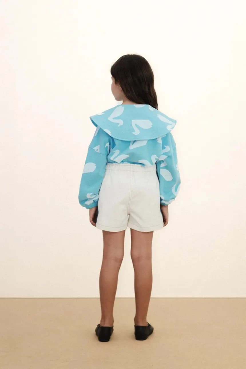 Детская толстовка из хлопка BIG SWANS SWEATSHIRT - фото 5