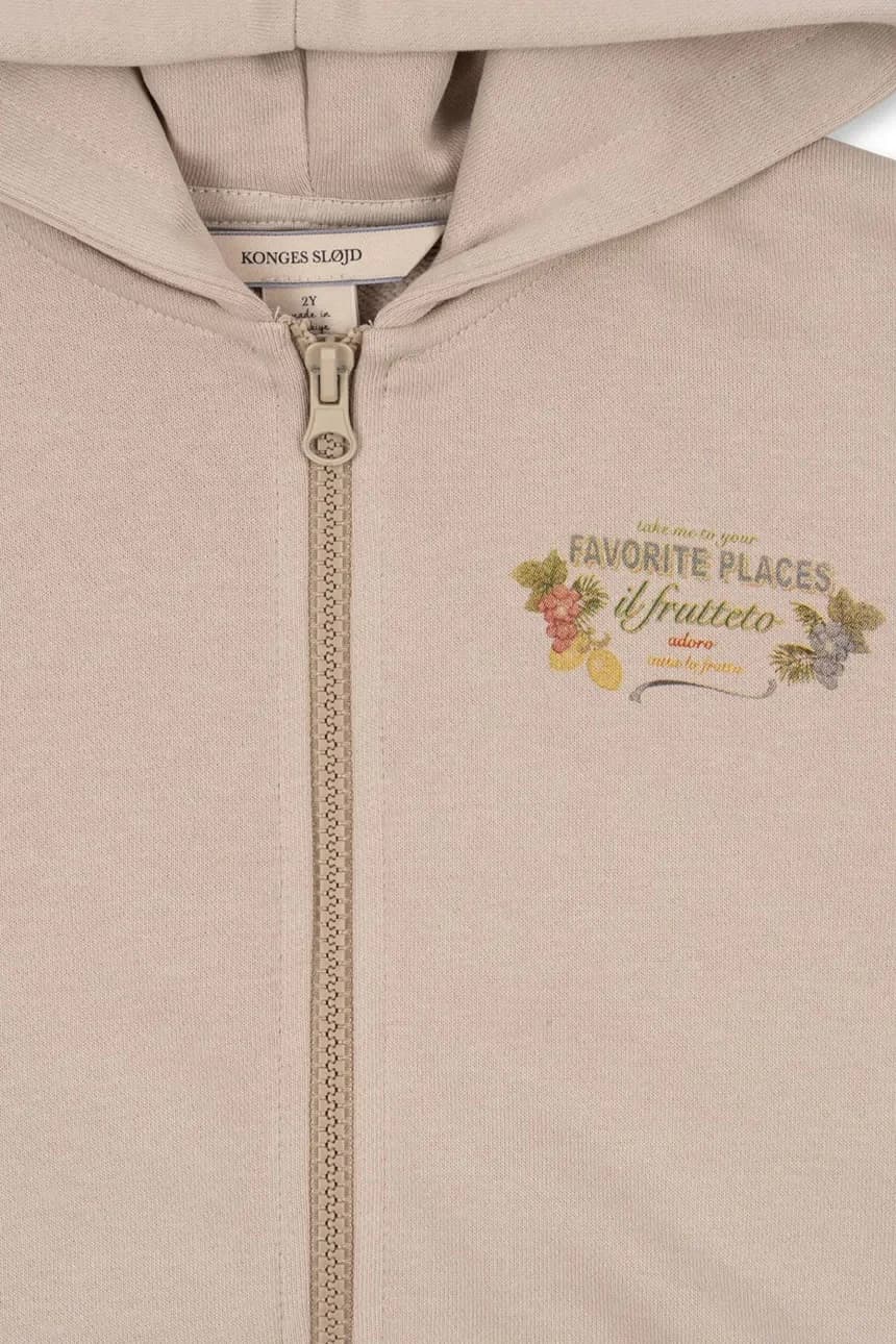 Детская хлопковая толстовка LOU SWEAT ZIP HOOD OCS - фото 4