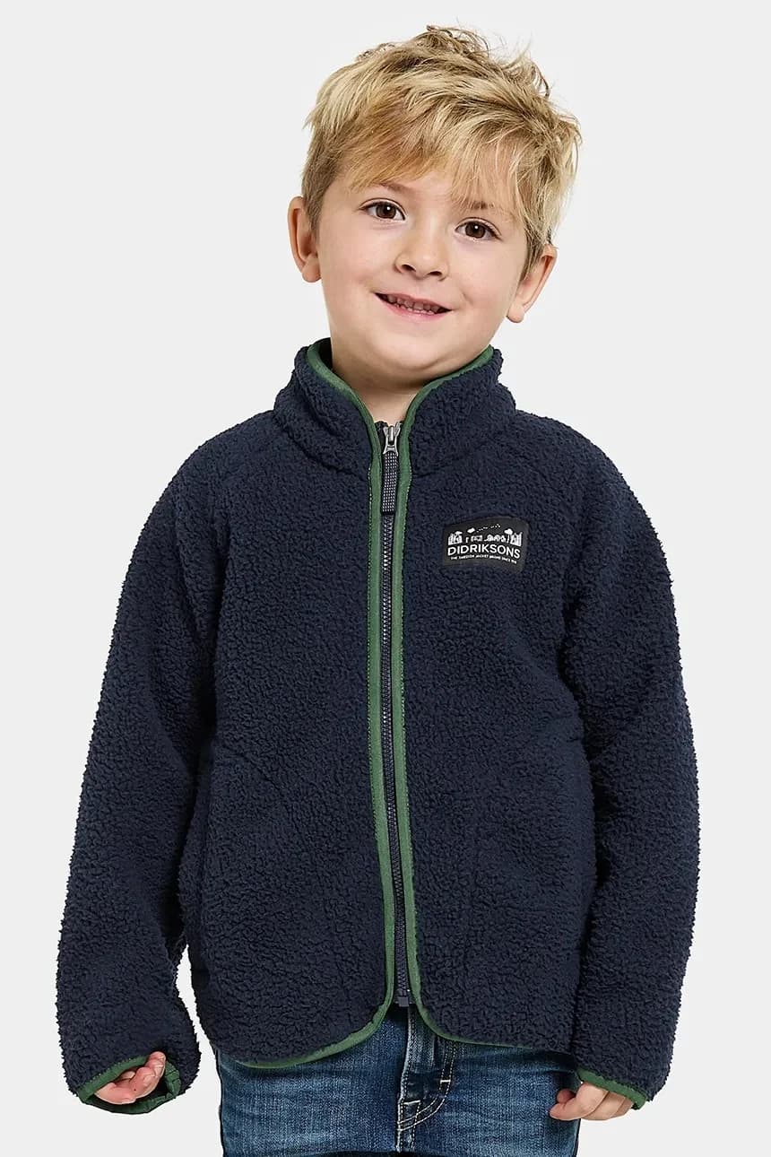 Детская флисовая толстовка GIBBS KIDS FULLZIP