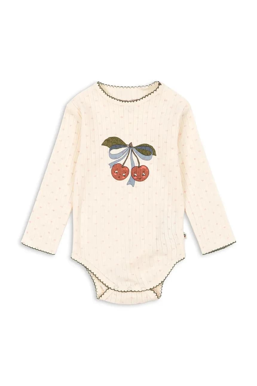 Хлопковое детское боди MINNIE BODY GOTS