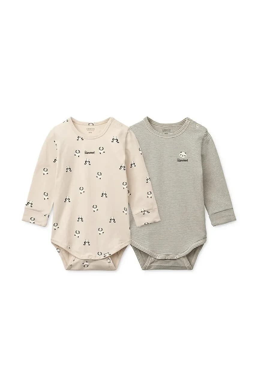 Детские боди с принтом Yanni Grow LS, 2 шт.