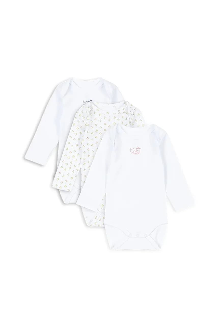 Хлопковое детское боди FIO 3 PACK LS BODY OCS 3 шт.