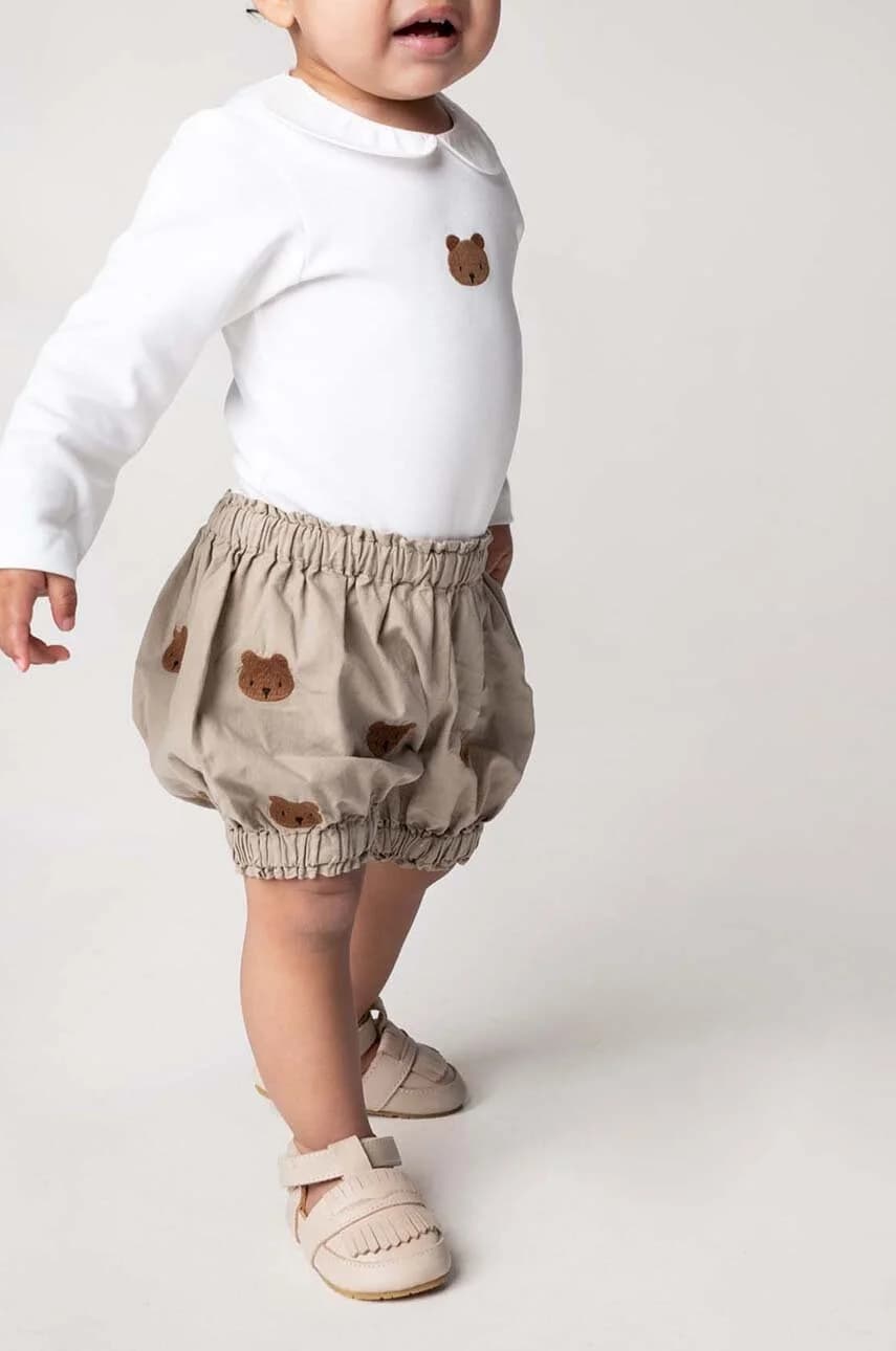 Хлопковое детское боди Davo Bodysuit Bear - фото 5