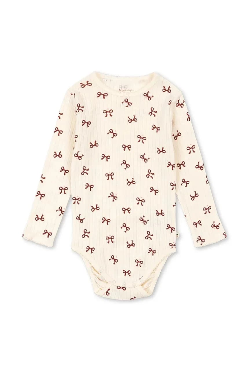 Хлопковое детское боди MINNIE BODY GOTS