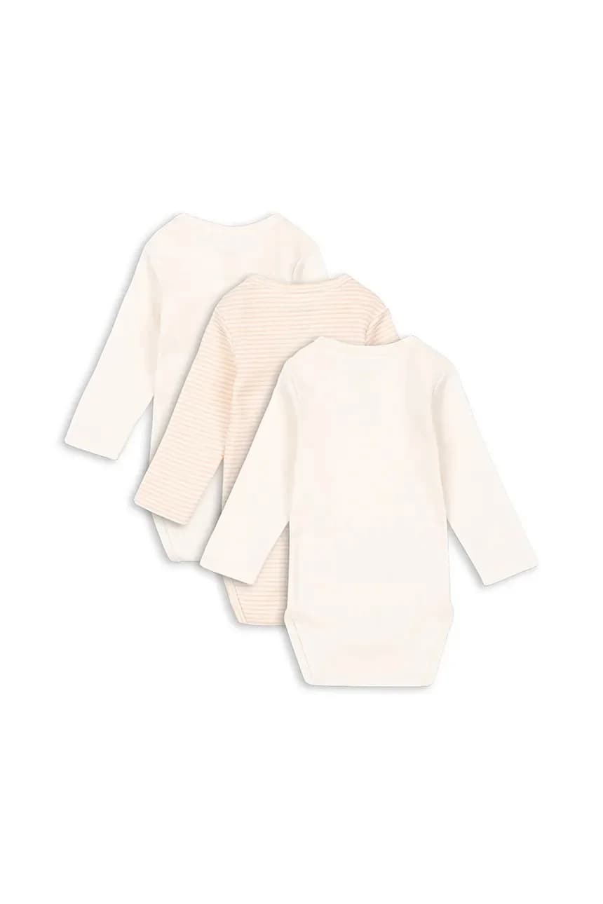 FIO STRIPE 3 PACK LS BODY OCS Комплект из 3 боди для малышей - фото 2