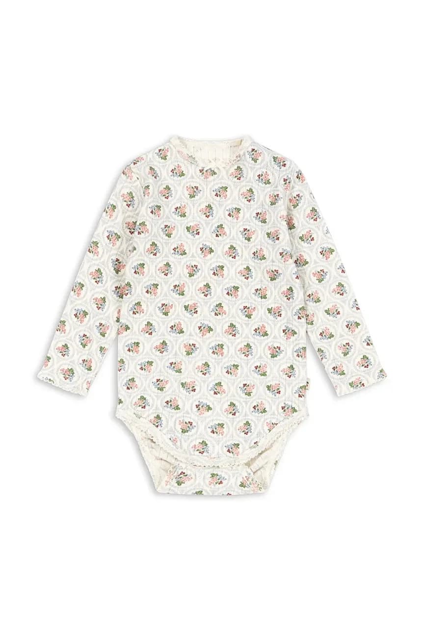 Хлопковое детское боди MINNIE BODY GOTS