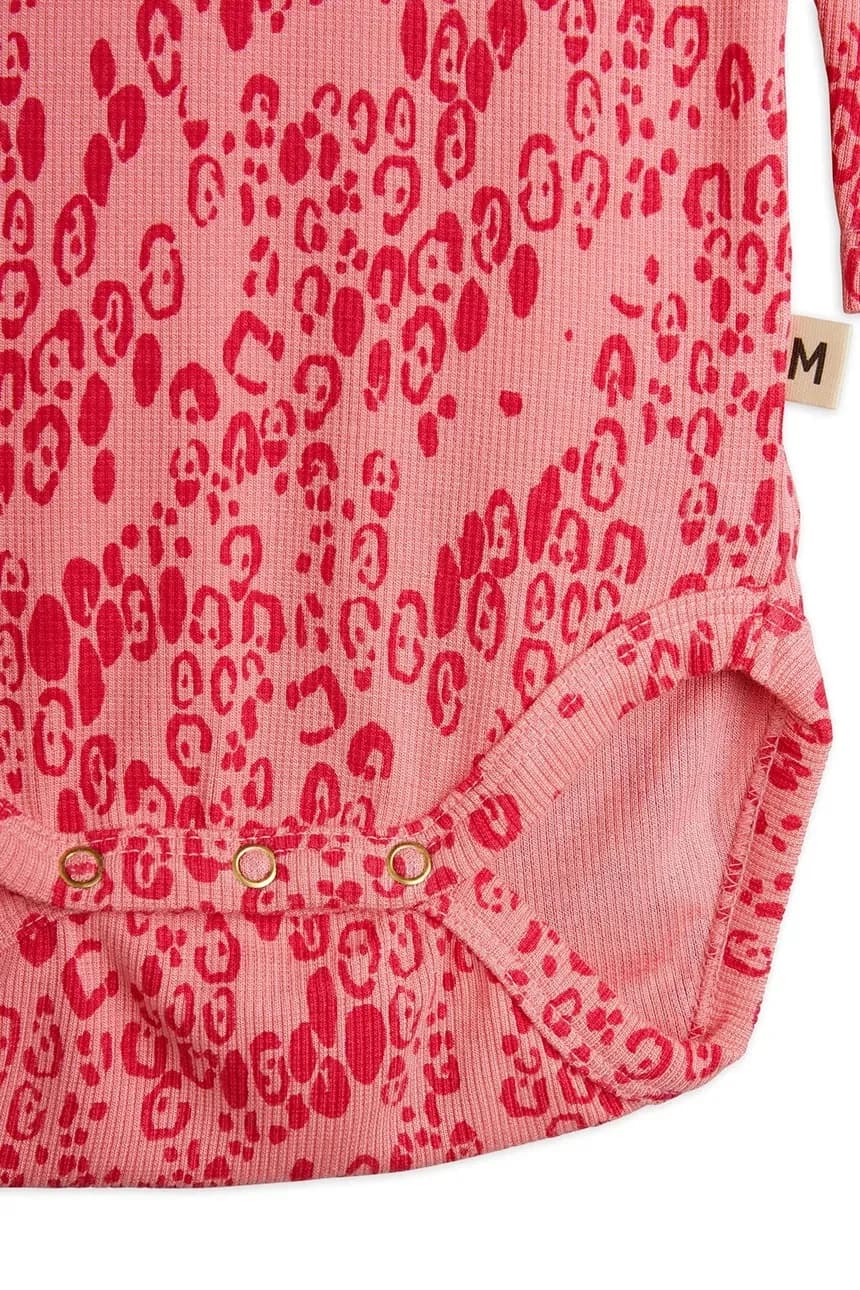 Мини-боди с леопардовым принтом для малышей, 2 шт. - фото 3