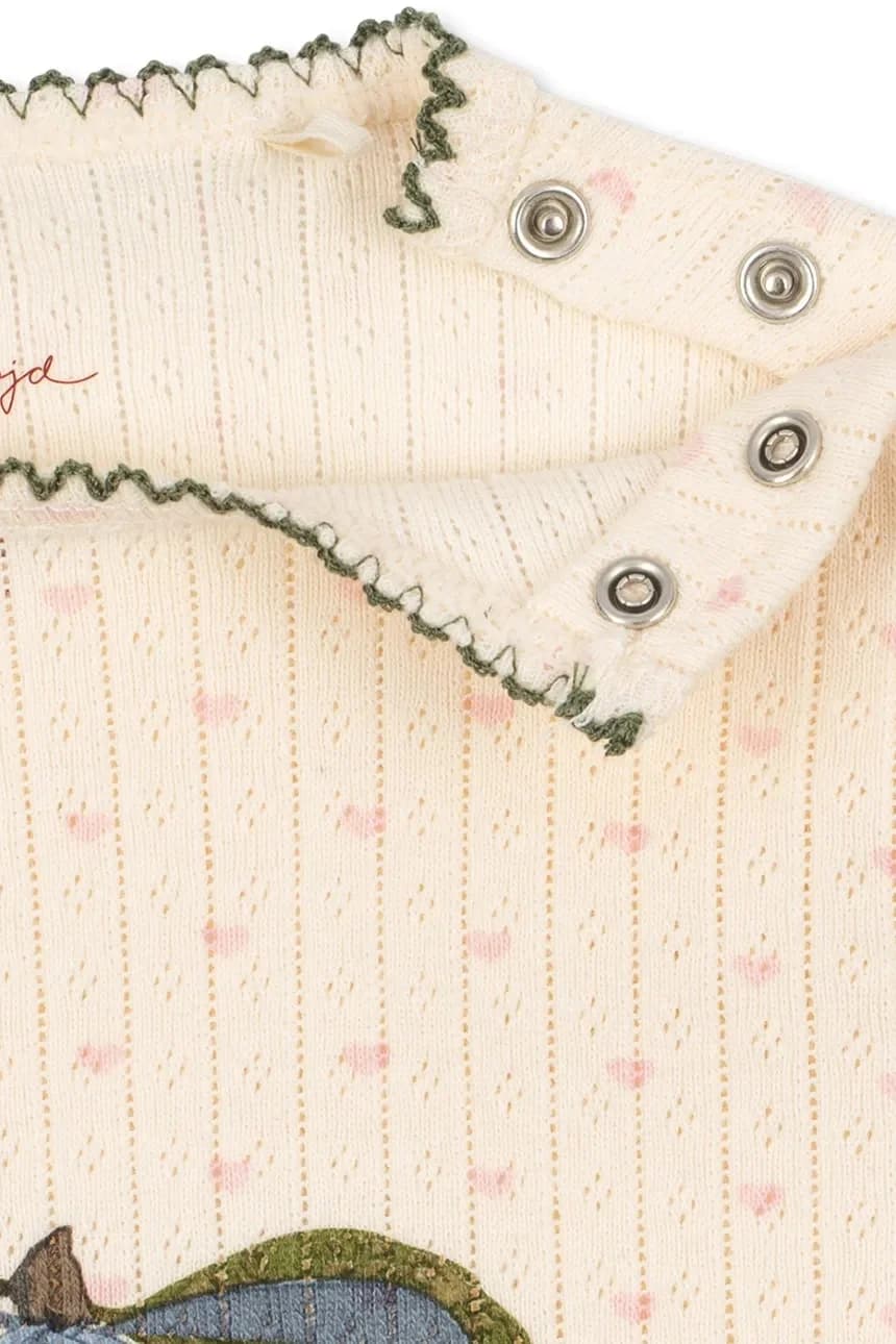 Хлопковое детское боди MINNIE SS BODY GOTS - фото 4