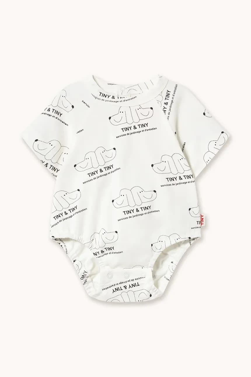 Хлопковое детское боди TINY & TINY KNITTED BODY
