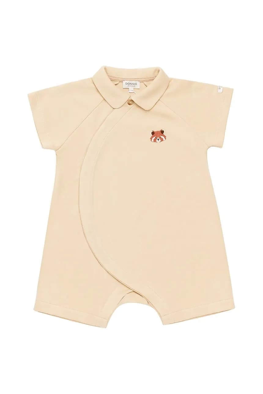 Хлопковый детский комбинезон Adriaen Playsuit Red Panda - фото 2