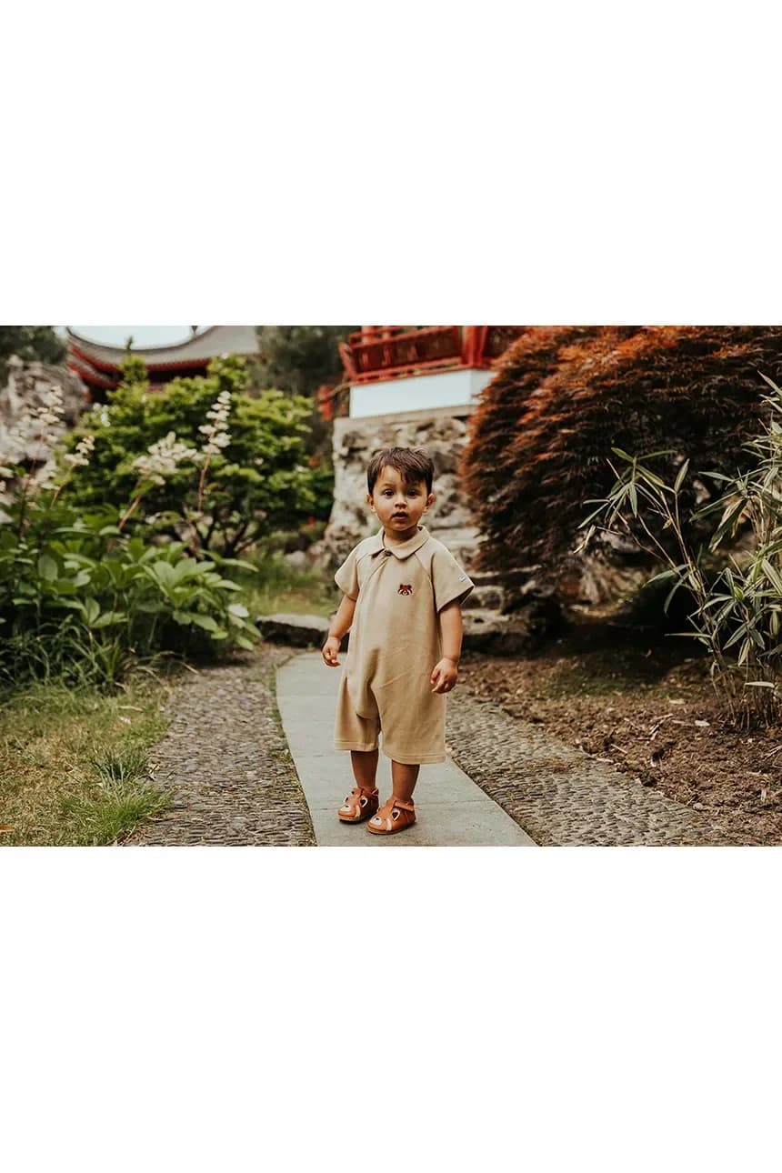 Хлопковый детский комбинезон Adriaen Playsuit Red Panda - фото 5