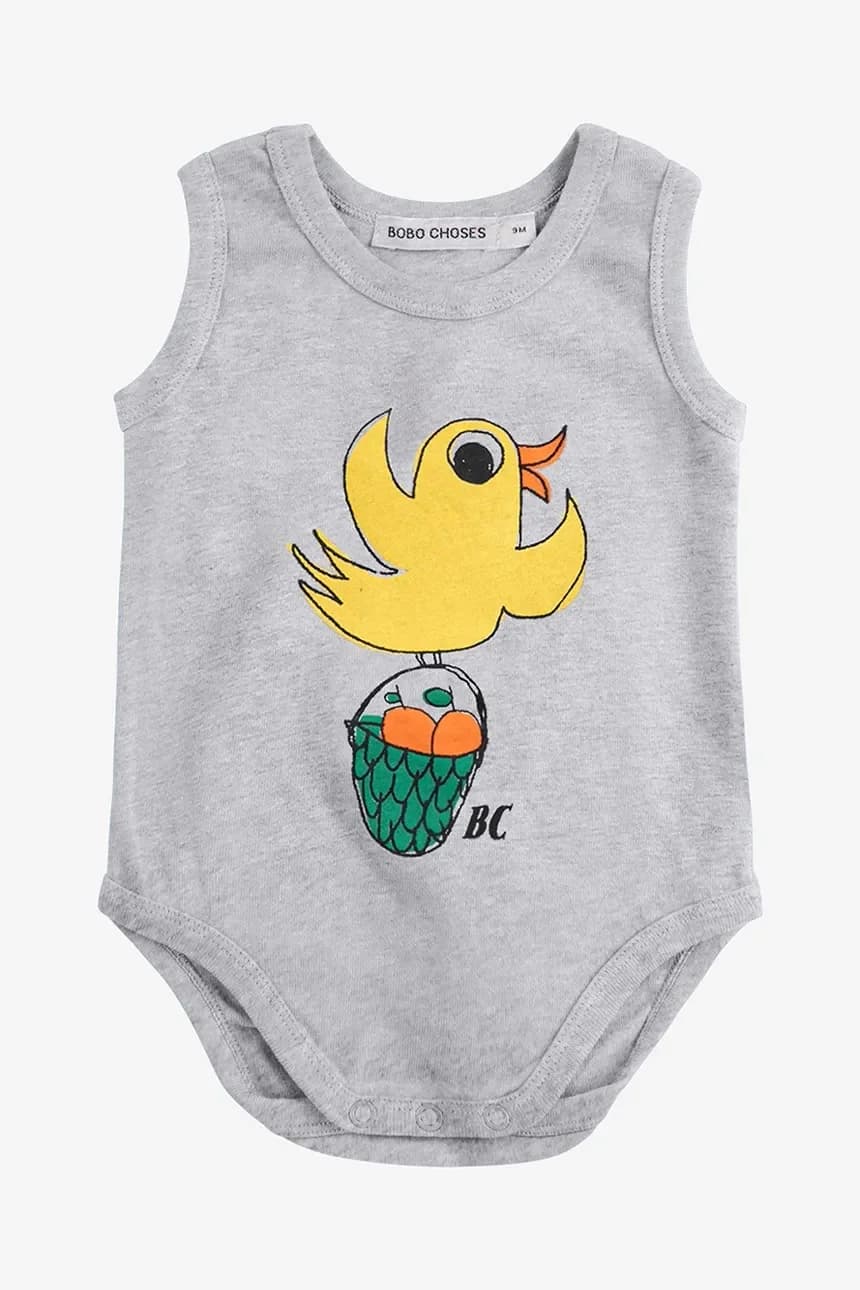 Хлопковое детское боди Flying Oranges