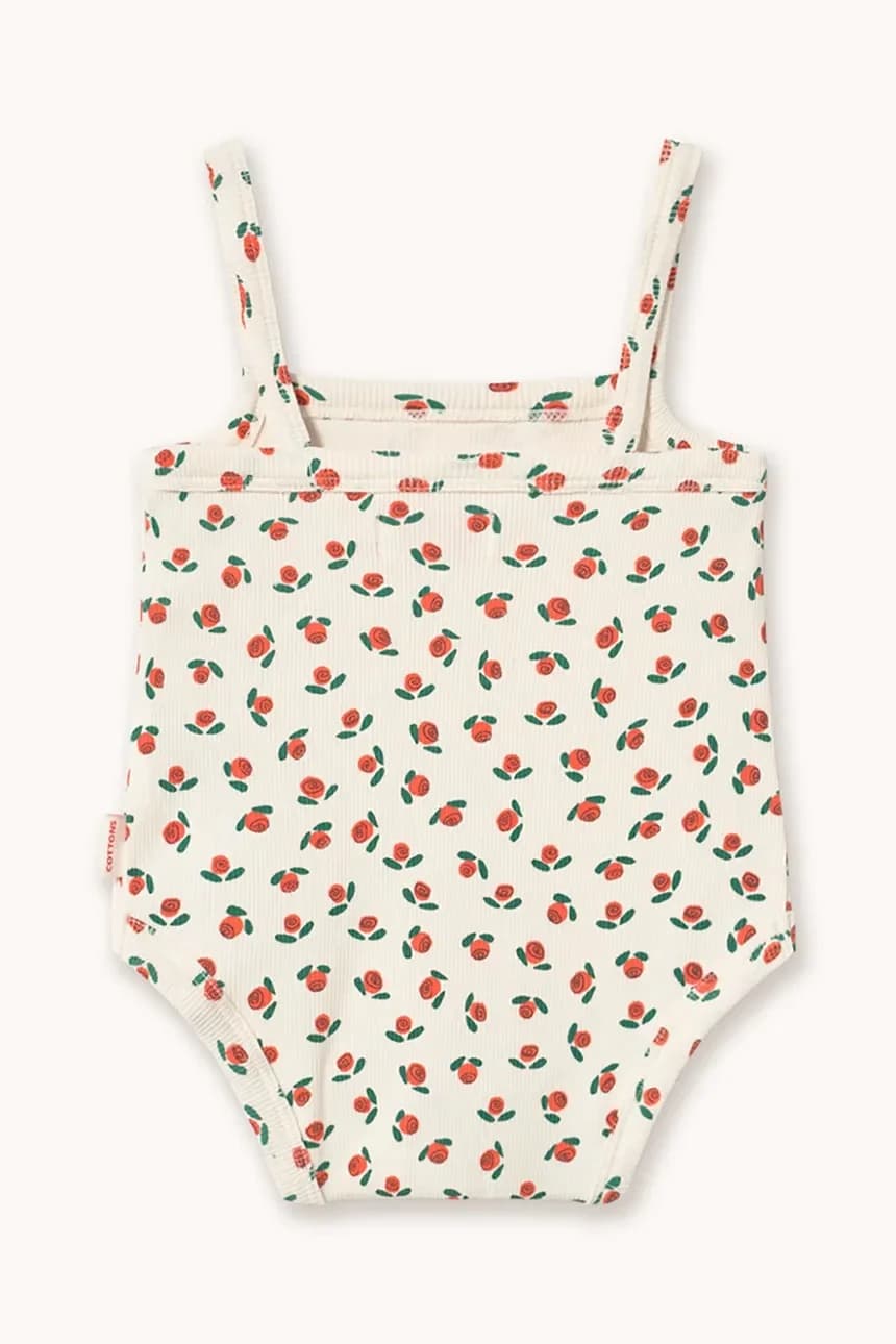 БОДИ TINY ROSES RIB БЕЗ РУКАВОВ - фото 2